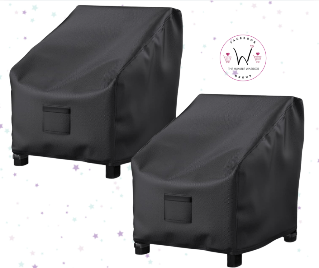 BROSYDA Two Pack of Waterproof Patio Chair Covers!